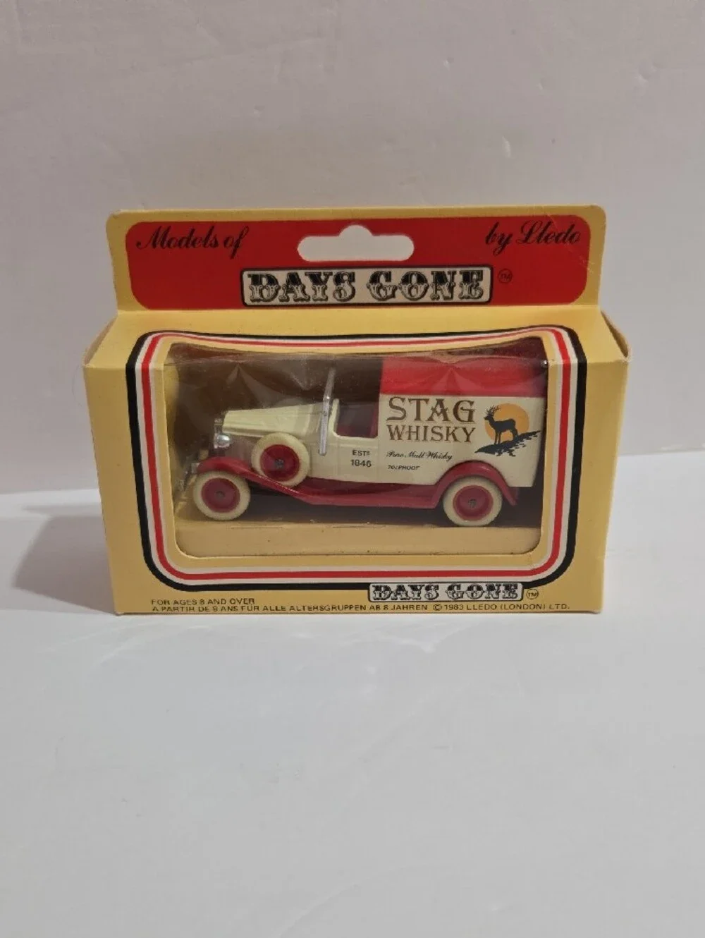 Days Gone Stag Whisky Red & Cream Collectible Toy Van
